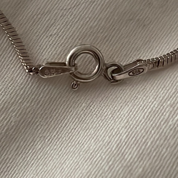 Gorgeous Silver Chain w Sterling CrossCZ Bagets Diamonds/929 FAS Expensive chain - Picture 7 of 11